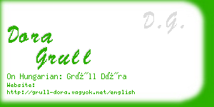 dora grull business card